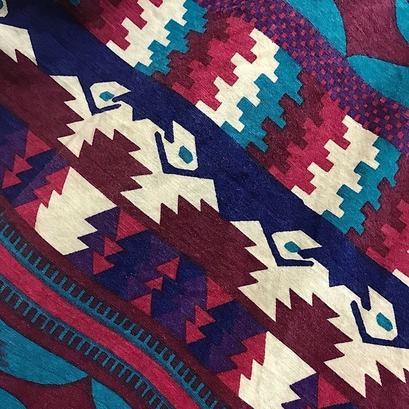 SOLD! Funky Navajo Patterned Shirt - Picture 7 of 7